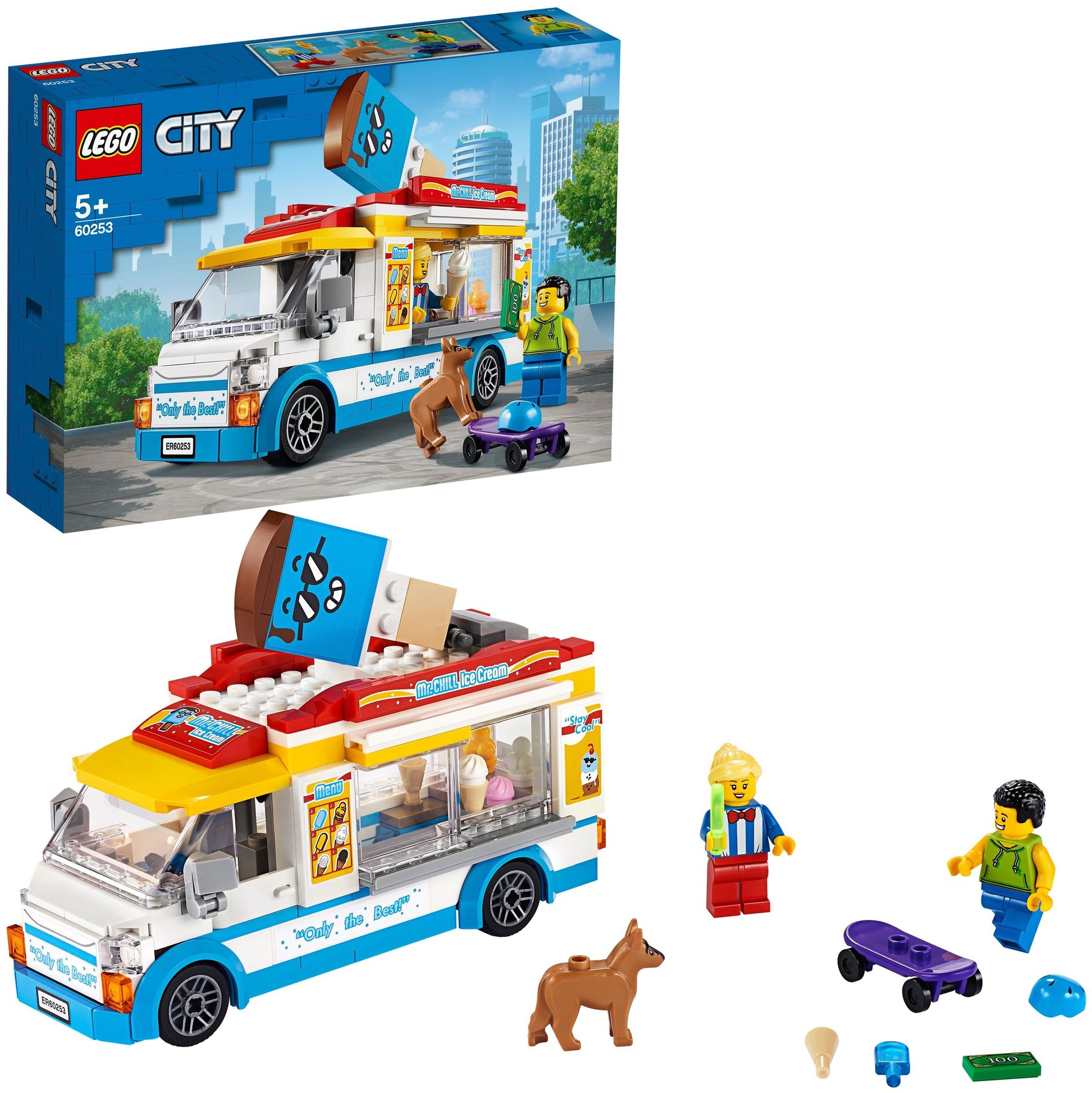 Конструктор Lego City Great Vehicles Ice-Cream Truck пластик (60253) в Москвe