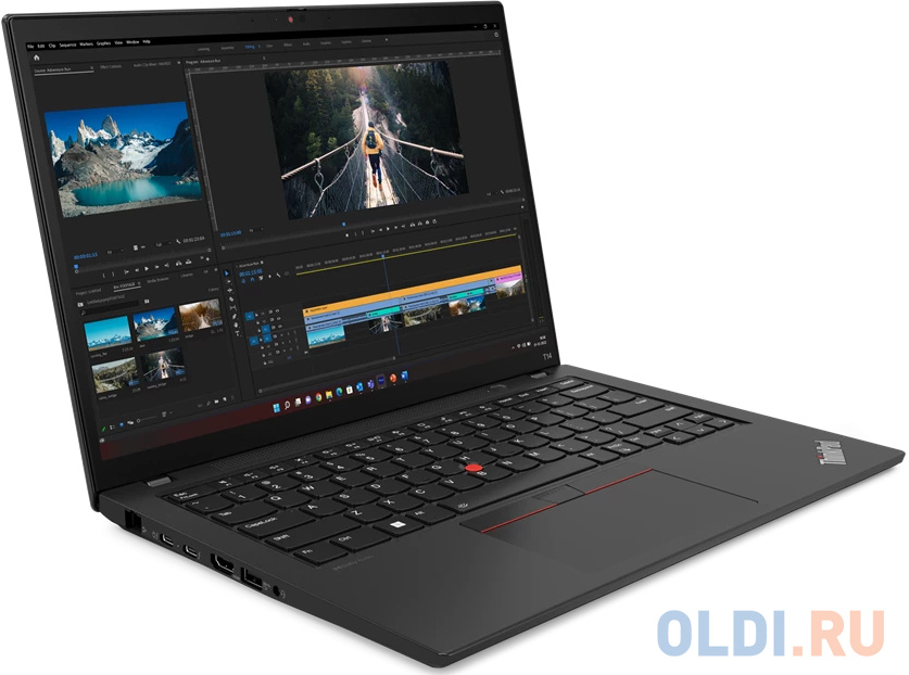 Ноутбук_Lenovo ThinkPad T14 Gen 4/14" FHD/i5-1335U/16GB/1TB SSD/DOS/Black в Москвe