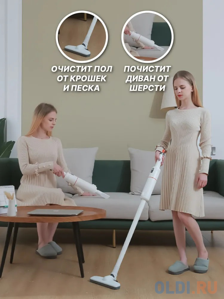 Aккумуляторный пылесос Lydsto Handheld Vacuum Cleaner YM-SCXCH301 сухая уборка белый в Москвe