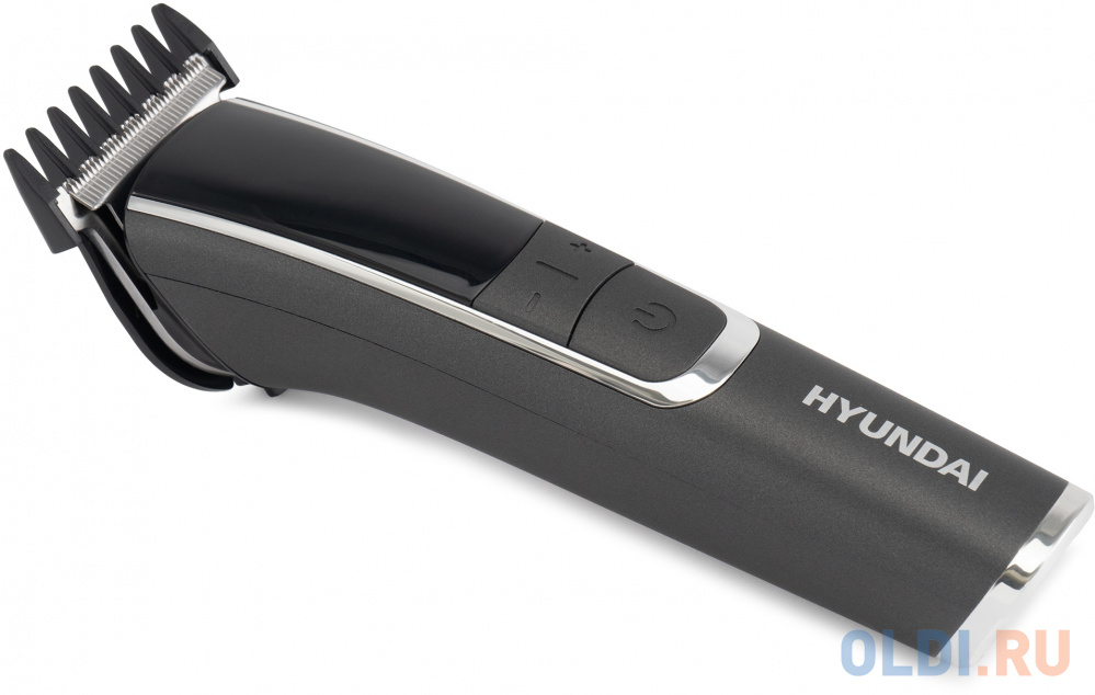 Триммер Hyundai H-HT6061 серебристый металлик/серебристый (насадок в компл:4шт)