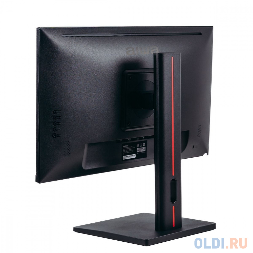 23.8&quot; AIWA MF240A Black (IPS, 1920x1080, HDMI+DP, 5 ms, 178°/178°, 250 cd/m, 1000:1, 100Hz, MM, Pivot, внешн. БП)