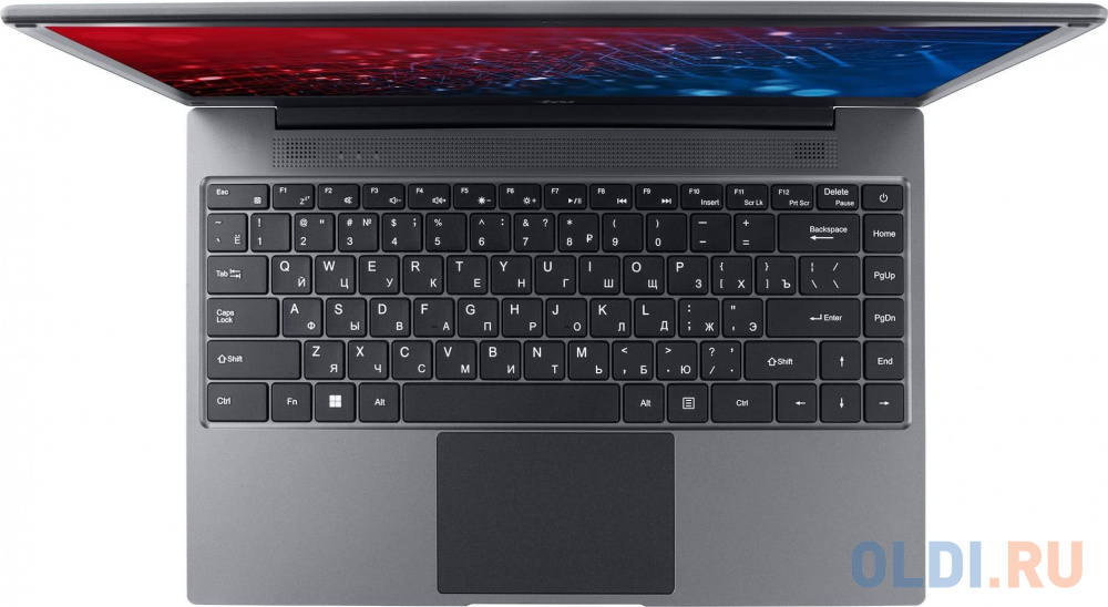 Ноутбук IRU 14TLHC Core i3 1115G4 8Gb SSD512Gb Intel UHD Graphics 14" IPS FHD (1920x1080) Windows 11 Pro Professional Multi Language grey WiFi BT