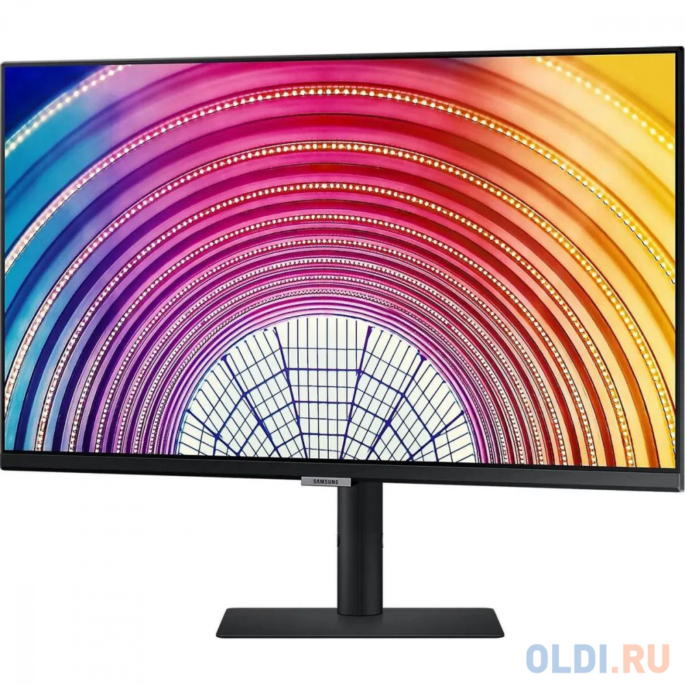 Монитор Samsung 27" ViewFinity S6 S27A600NAU черный IPS LED 5ms 16:9 HDMI полуматовая HAS Piv 300cd 178гр/178гр 2560x1440 75Hz FreeSync DP QHD US