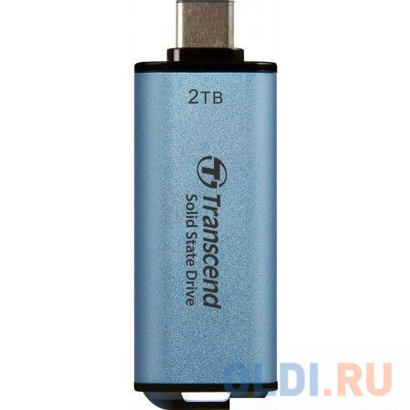 Накопитель SSD Transcend USB-C 2TB TS2TESD300C ESD300 голубой