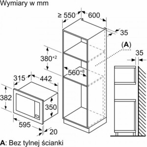 Встраиваемая микроволновая печь Bosch BEL 623MB3