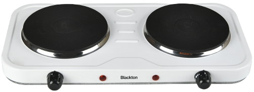 Плита компактная электрическая Blackton Bt HP217W, эмалированная, 2000Вт, конфорок - 2шт., белый (Bt HP217W)