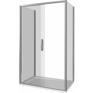 Душевой уголок Good Door Antares WTW+SP+SP 100x80 прозрачный, хром