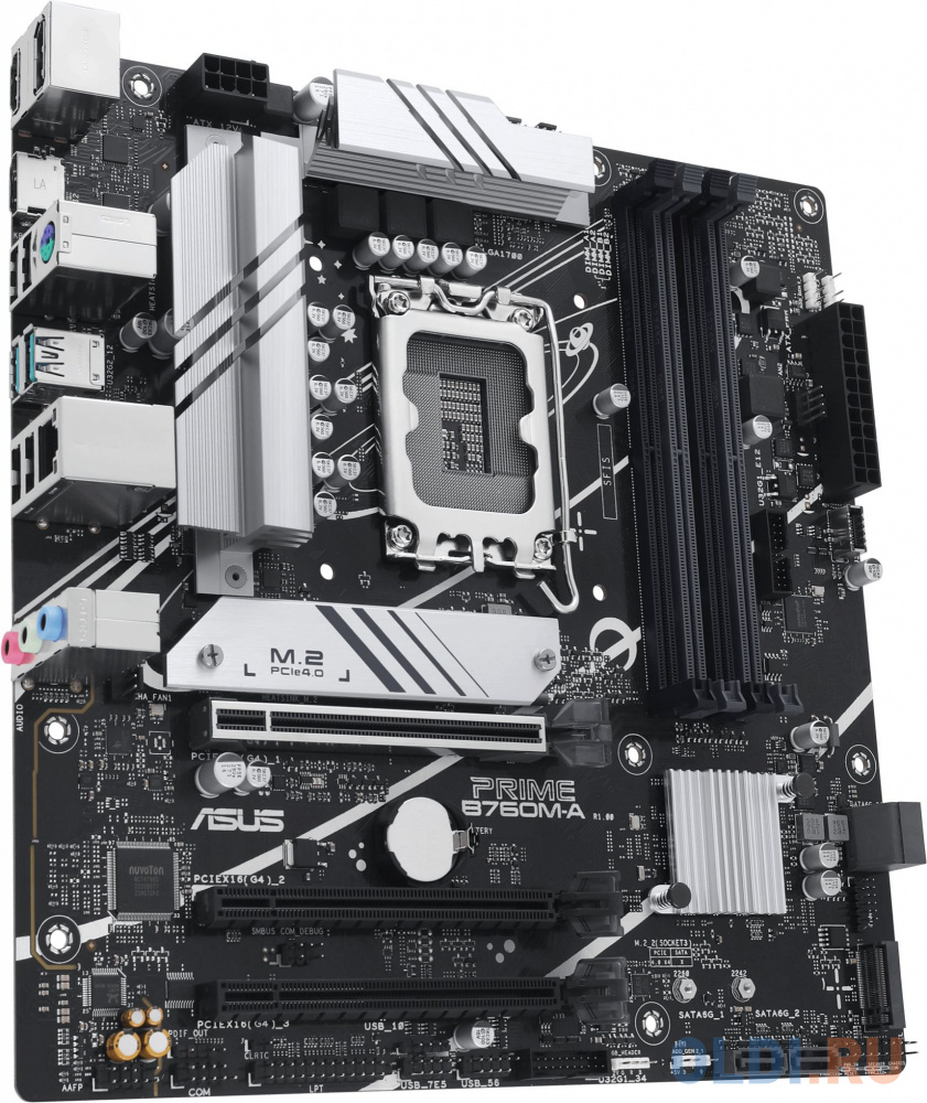 ASUS PRIME B760M-A-CSM, LGA1700, B760, 4*DDR5, 2xHDMI+DP, 4xSATA3 + RAID, 2xM2, Audio, Gb LAN, USB 3.2, USB 2.0, mATX; 90MB1EK0-M0EAYC