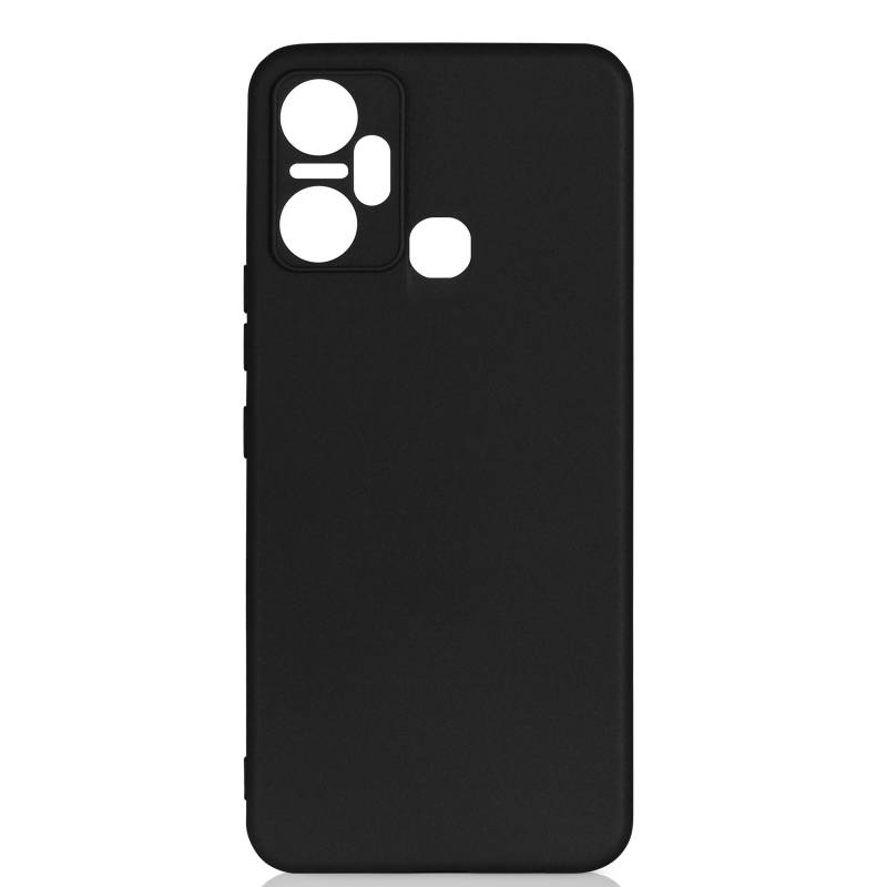 Чехол DF для Infinix Smart 6 Plus Silicone Black inCase-14