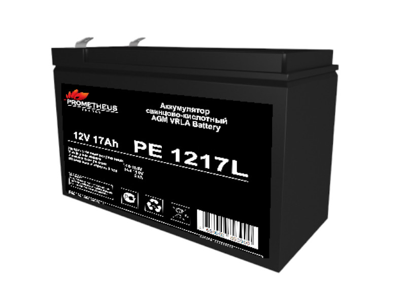 Аккумуляторная батарея для ИБП Prometheus Energy PE L PE 1217 L, 12V, 17Ah (PE1217L)