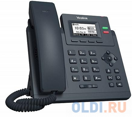 Телефон SIP Yealink SIP-T31, 2 линии, БП в комплекте (SIP-T31)