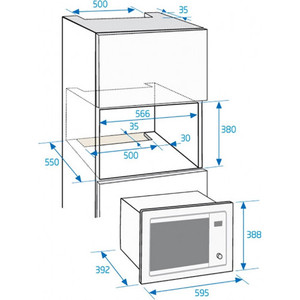 Встраиваемая микроволновая печь Beko MGB 25333 BG в Москвe