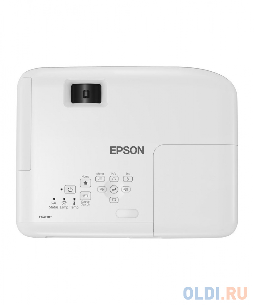 Проектор Epson EB-E01 white (LCD, 1024 x768, 3300Lm, 15000:1, 2.4 kg) (V11H971040)