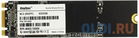 Твердотельный накопитель SSD M.2 KingSpec 1.0Tb NT Series <NT-1TB 2280> (SATA3, up to 570/540MBs, 3D NAND, 370TBW)