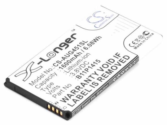 Аккумулятор CameronSino CS-AUG451SL для Asus ZenFone Go ZC451TG, 1600 (B11P1415)