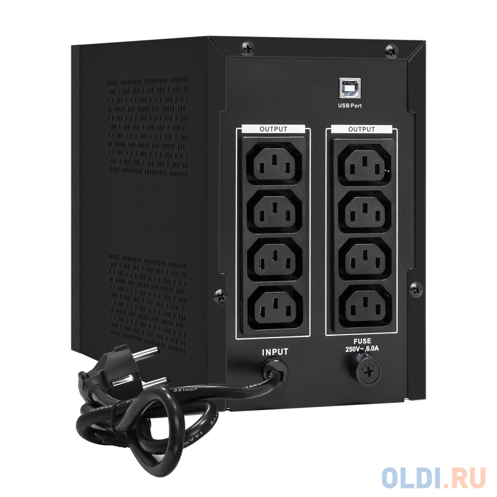 Exegate EP285492RUS ИБП ExeGate SpecialPro Smart LLB-1200.LCD.AVR.C13.RJ.USB <1200VA/750W, LCD, AVR, 6*IEC-C13, RJ45/11, USB, Black>