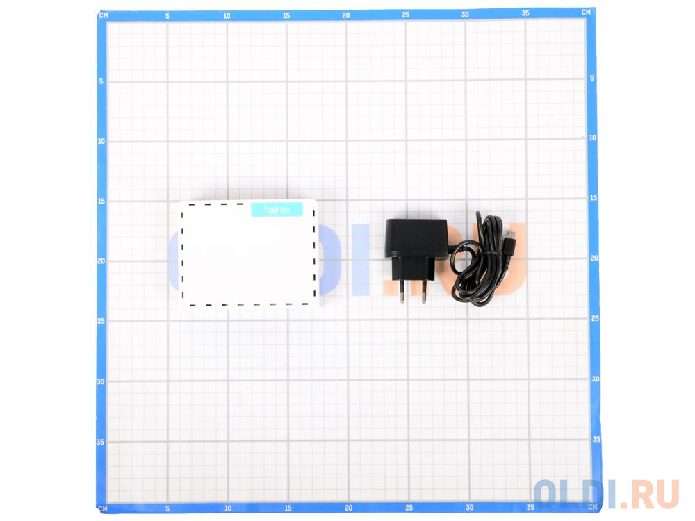 Маршрутизатор MikroTik RB941-2nD hAP lite  with 650MHz CPU, 32MB RAM, 4xLAN, built-in 2.4Ghz 802.11b/g/n 2x2 two chain wireless with integrated antenn