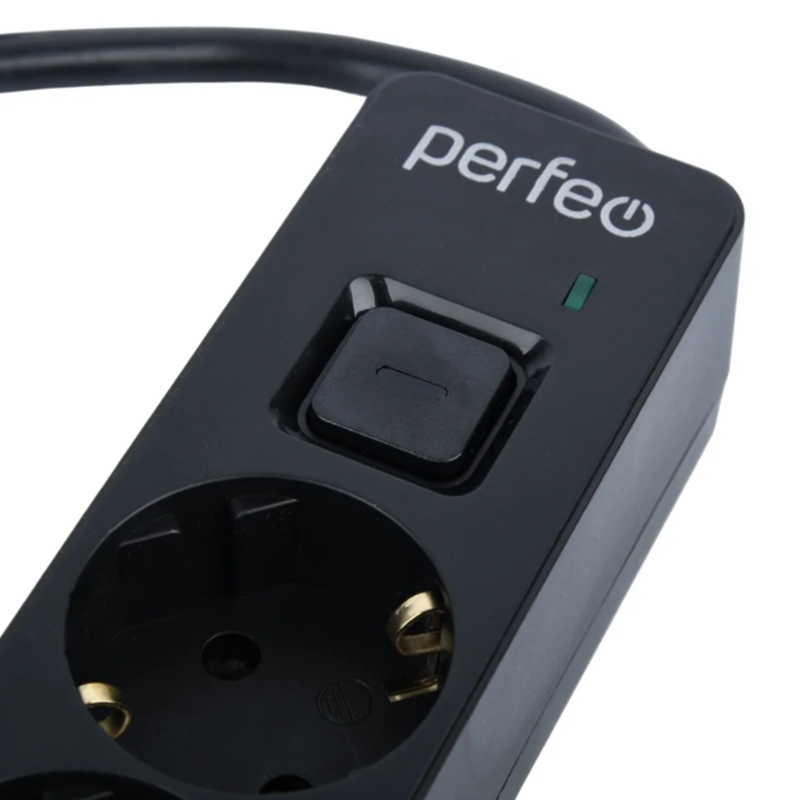 Сетевой фильтр Perfeo Real Stream 5 Sockets 1.8m Black PF_E1505
