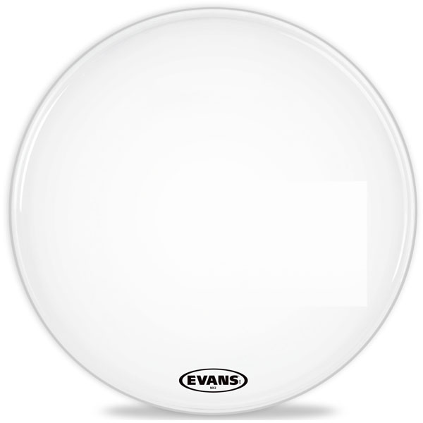 Пластик Evans BD24MX2W MX2 White для маршевого бас-барабана 24"