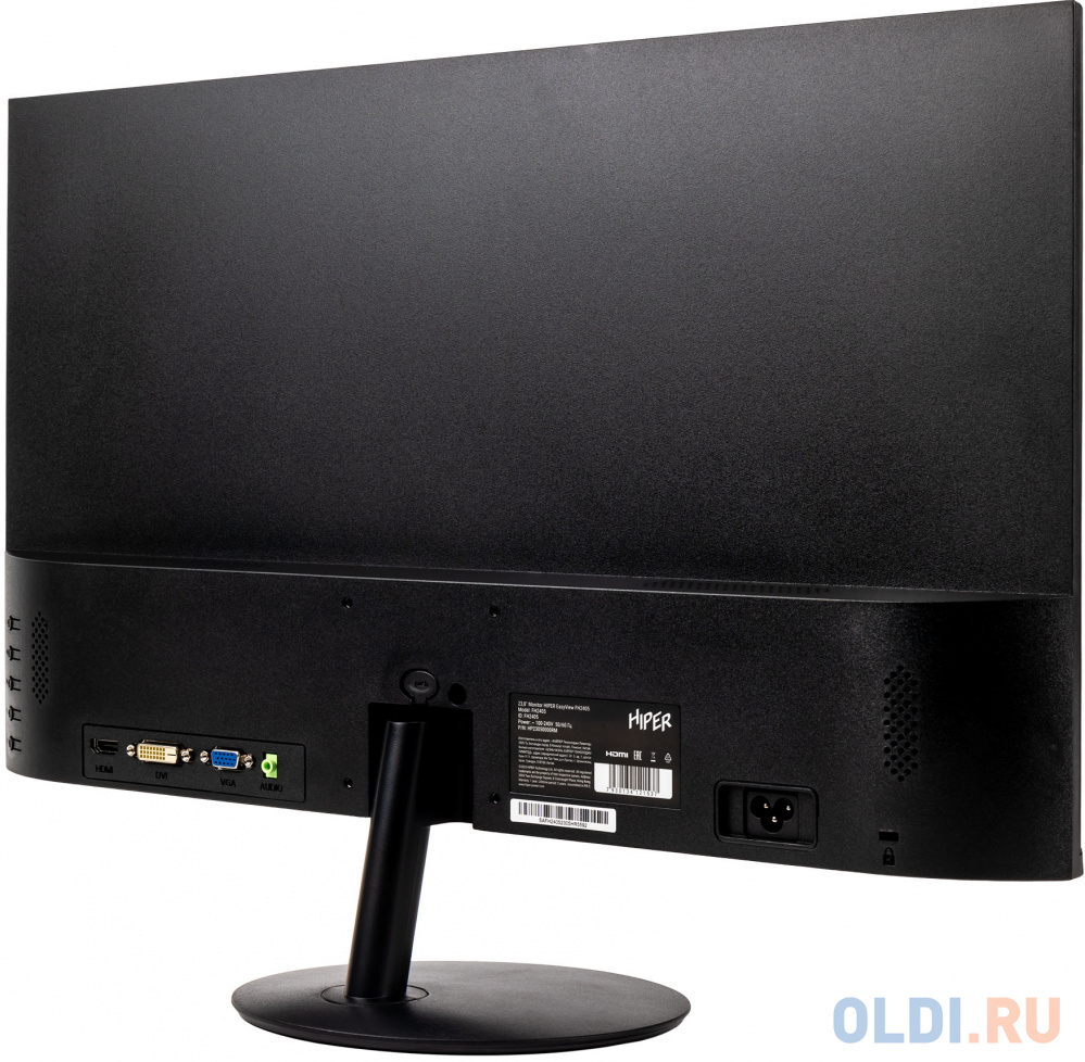 МОНИТОР 23.8" HIPER EasyView FH2405 (IPS, 1920x1080, 60Hz, 5 ms, 178°/178°, 250 cd/m, 1000:1, +VGA, +HDMI, +DVI)