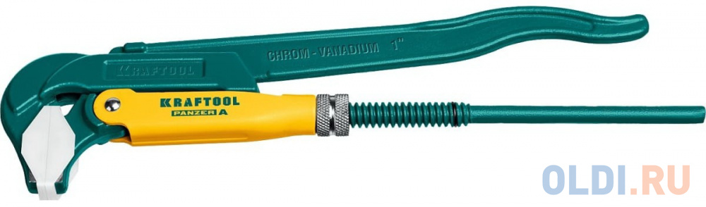 KRAFTOOL PANZER-A, №1, 38 мм, 330 мм, ключ для сантехнической арматуры с прямыми губками (27361-10)