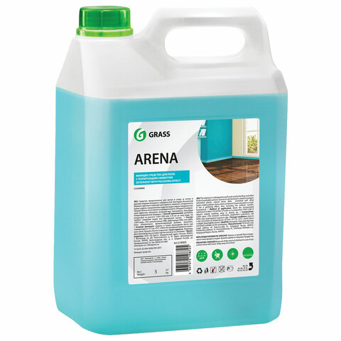 Средство для мытья пола GRASS ARENA с полирующим эффектом, жидкость, 5 л, 5.23 кг (218005)