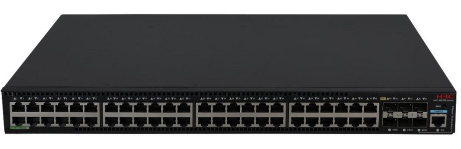 Коммутатор H3C S5570S-54S-EI, управляемый, кол-во портов: 48x1 Гбит/с, кол-во SFP/uplink: SFP+ 6x10 Гбит/с, установка в стойку (LS-5570S-54S-EI)