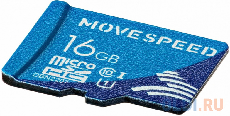 MicroSD  16GB  Move Speed FT100 Class 10 без адаптера