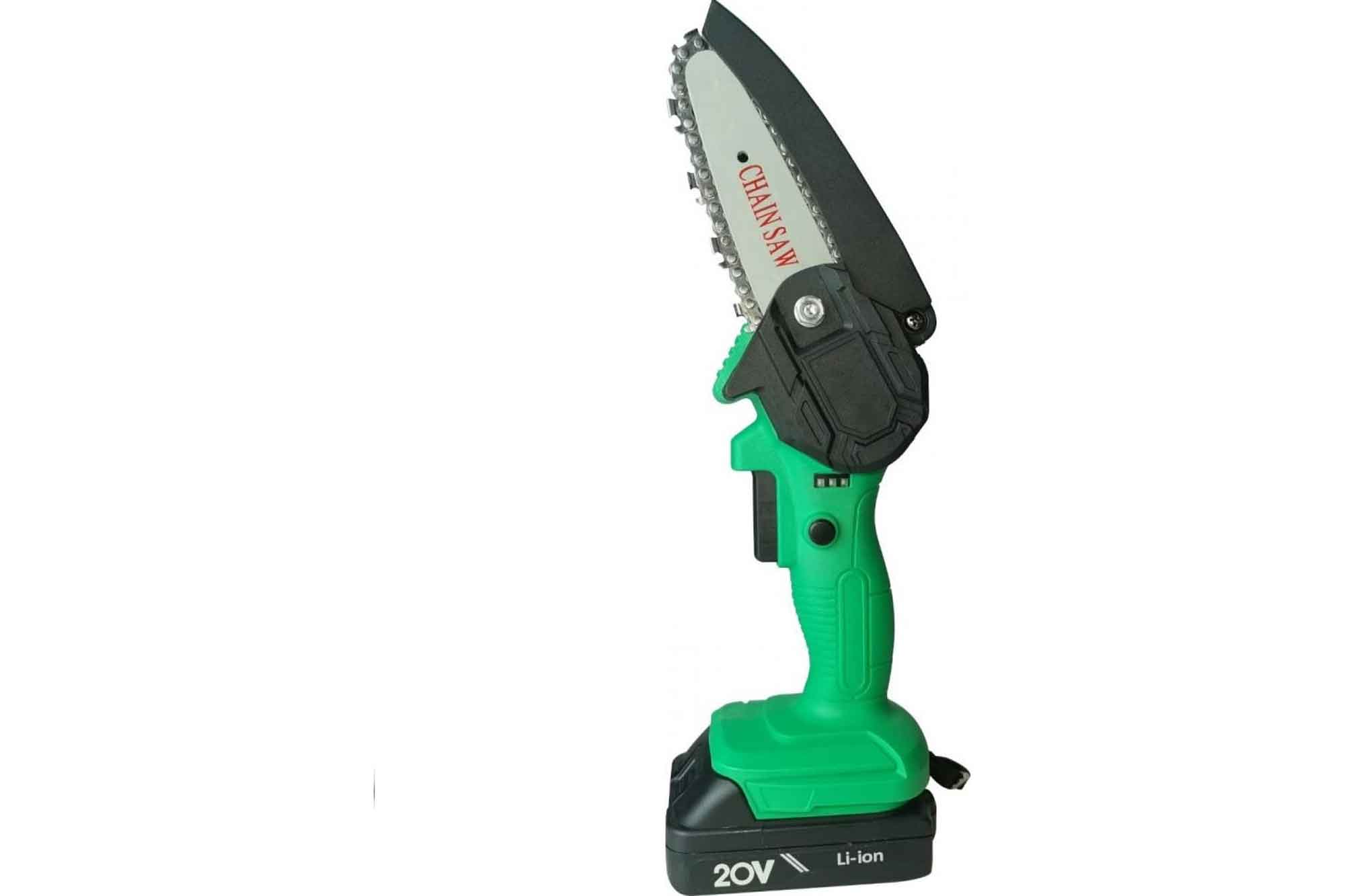 Пила цепная аккумуляторная ZITREK GreenSaw 20 Extra power (20В, 3Ач Li-ion аккум. 1шт, 1,5Ач Li-ion аккум. 1шт, ЗУ) в Москвe