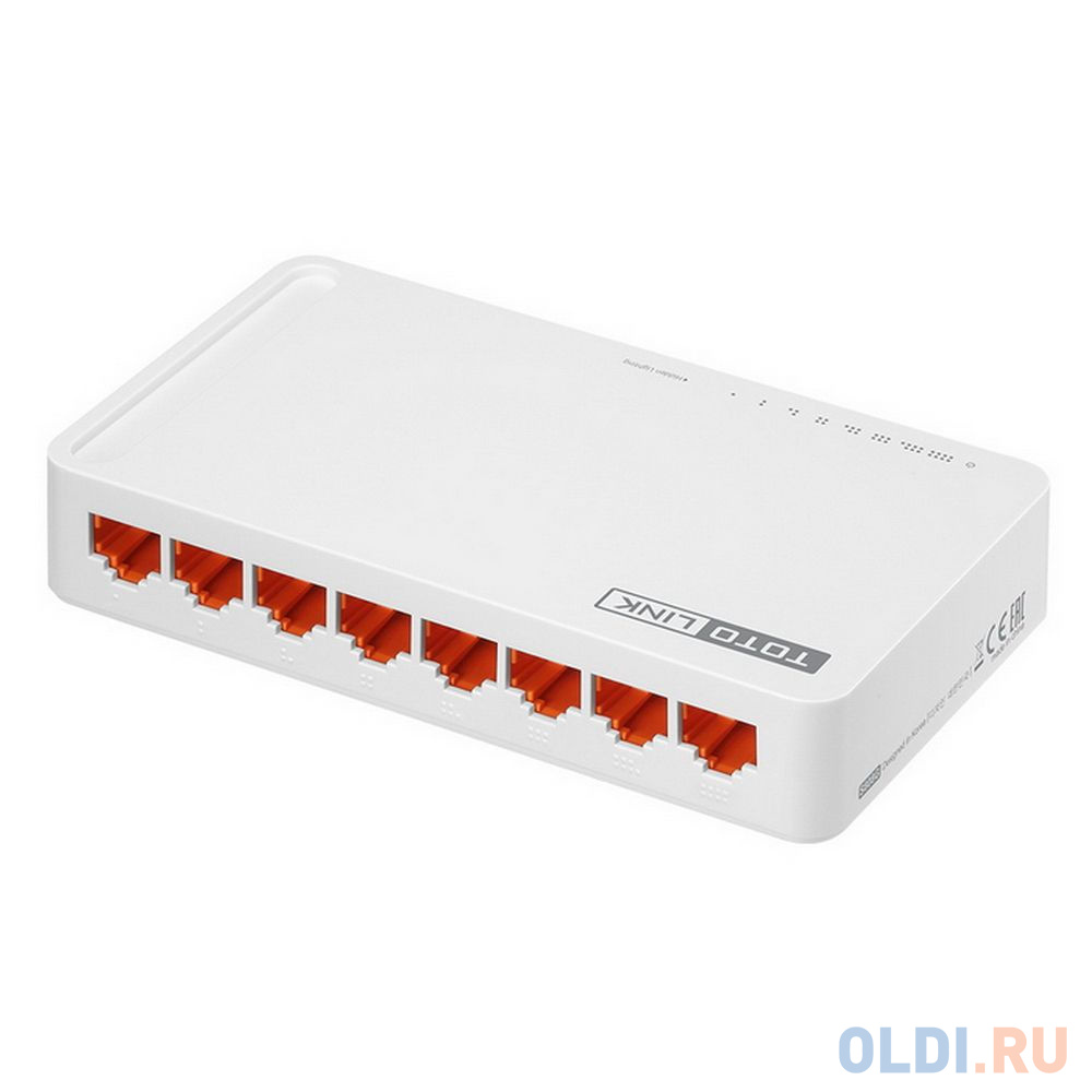 S808G TOTOLINK 8-Port Gigabit  Desktop Switch 8*10/100/1000Mbps auto-negotiation RJ45 Ports Supports Auto MDI/MDIX, plastic case {20}