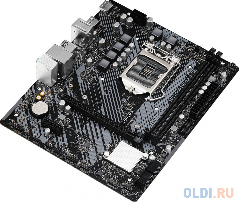 Материнская плата Asrock H510M-H2/M.2 SE Soc-1200 Intel H470 2xDDR4 mATX AC`97 8ch(7.1) GbLAN+HDMI