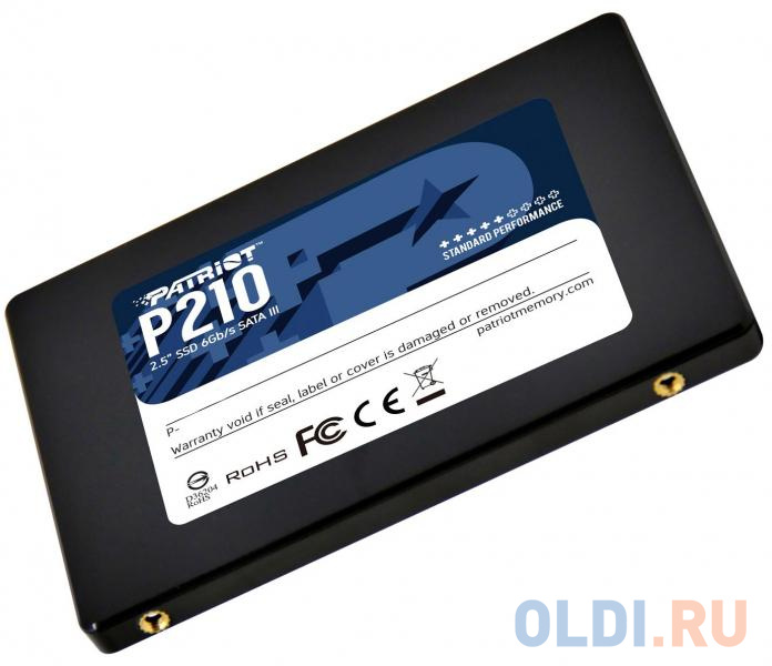 Твердотельный накопитель SSD 2.5" 1 Tb Patriot P210S1TB25 Read 540Mb/s Write 430Mb/s 3D NAND TLC