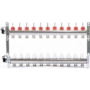 Коллекторная группа Uni-Fitt 1''х3/4'' 11 выходов с расходомерами и термостатическими вентилями (450I4311)