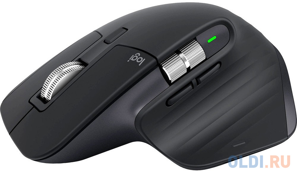 Logitech Мышь беспроводная MX MASTER 3, оптическая, 4000 dpi, Bluetooth/Радио, Li-pol, графитовый.