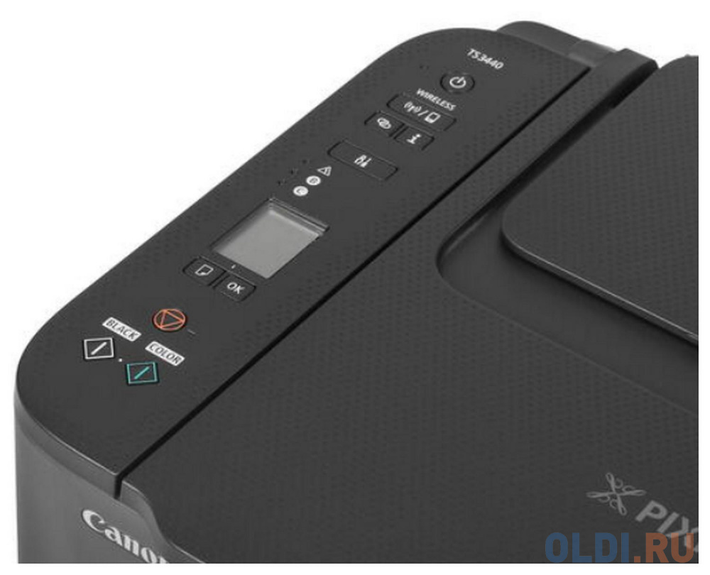 МФУ струйный Canon Pixma TS3440 black (A4, принтер/копир/сканер, 4800x1200dpi, 7.7(4цв)ppm, WiFi, USB) (4463C007)