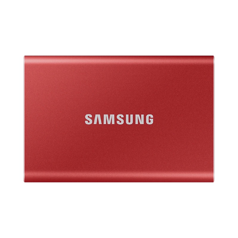 Твердотельный накопитель Samsung Portable T7 500Gb Red MU-PC500R/WW