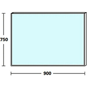 Зеркало De Aqua Сильвер 90х75 серебро (261665)