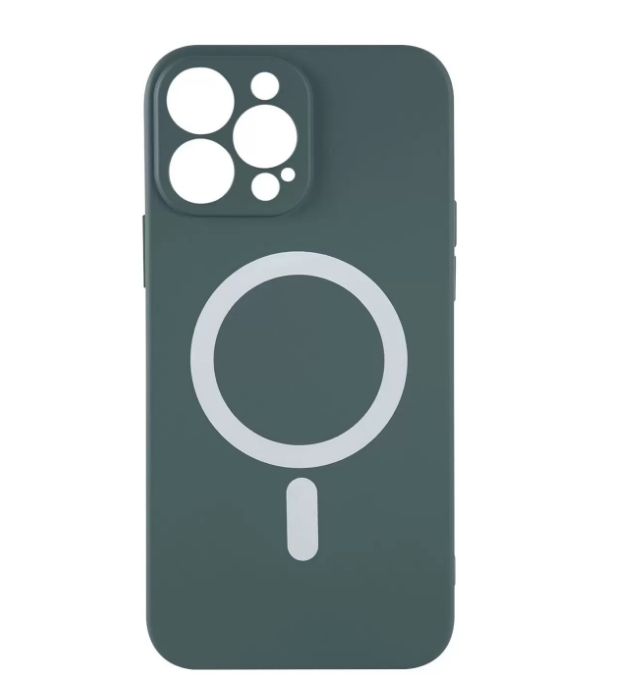 Чехол накладка Barn&Hollis для iPhone 12 Pro Max, для magsafe, зеленая