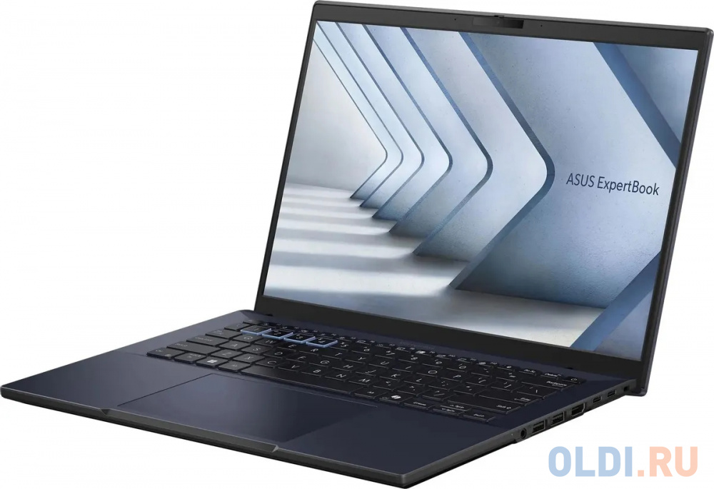 Ноутбук/ ASUS B5404CMA-QN0399 14"(2560x1600 (матовый) WVA)/Intel Core Ultra 7 155U(1.7Ghz)/16384Mb/1024PCISSDGb/noDVD/Int:shared/Cam/BT/WiFi/63WH