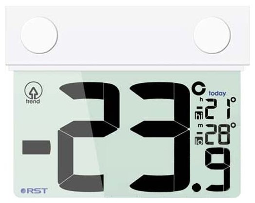 Термометр цифровой оконный -30°C-70°C, автономное питание, RST (01077) в Москвe