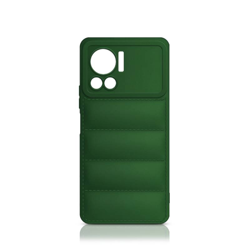 Чехол DF для Infinix Note 12 VIP Silicone дутый Green inJacket-04