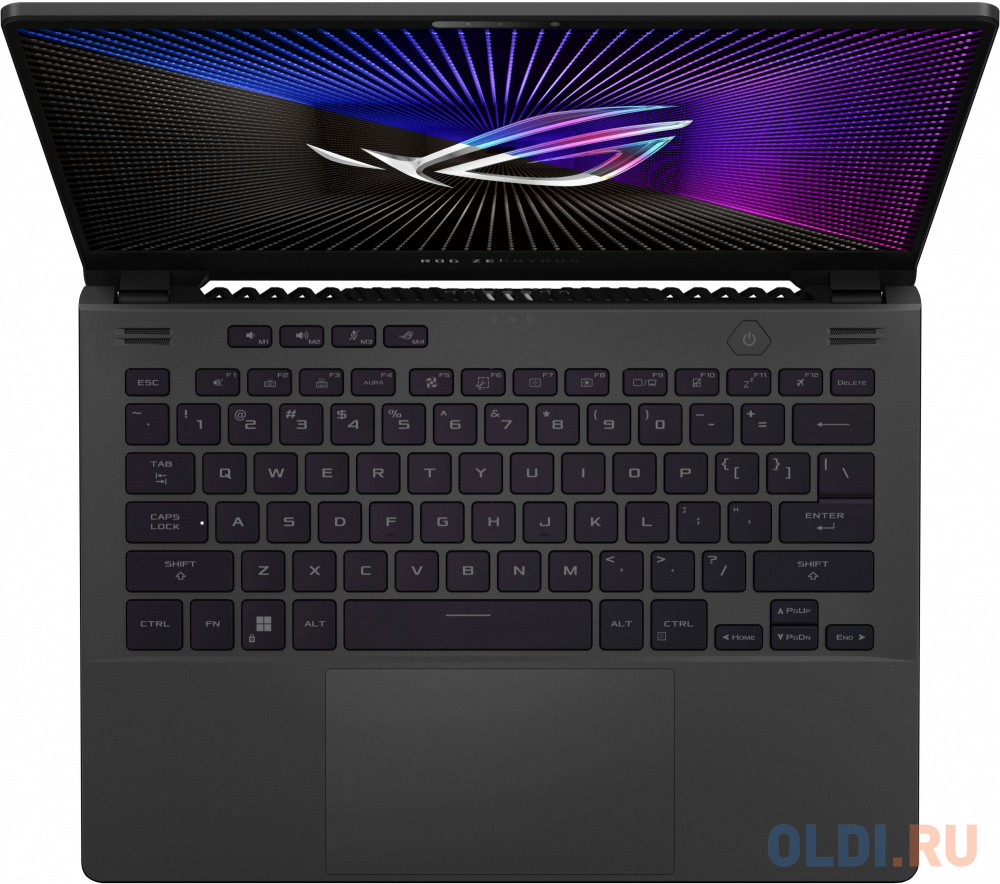 Ноутбук Asus ROG Zephyrus GA402XV-N2080W Ryzen 9 7940HS 16Gb SSD1Tb NVIDIA GeForce RTX4060 8Gb 14" IPS WQXGA (2560x1600) Windows 11 Home black Wi в Москвe