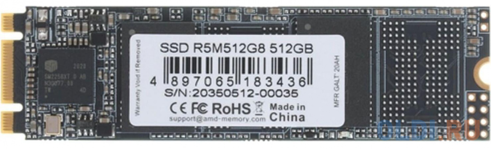 SSD накопитель AMD R5 512 Gb SATA-III R5M512G8
