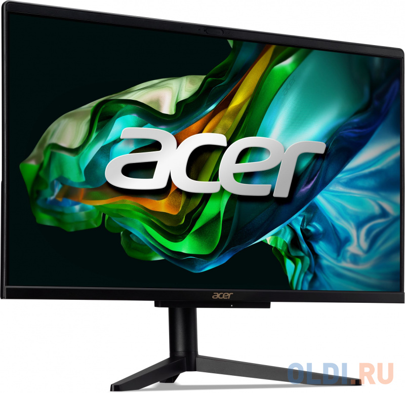 Моноблок Acer Aspire C22-1610 21.5" Full HD N200 (0.8) 8Gb SSD256Gb UHDG CR noOS WiFi BT 65W клавиатура мышь Cam черный 1920x1080 в Москвe