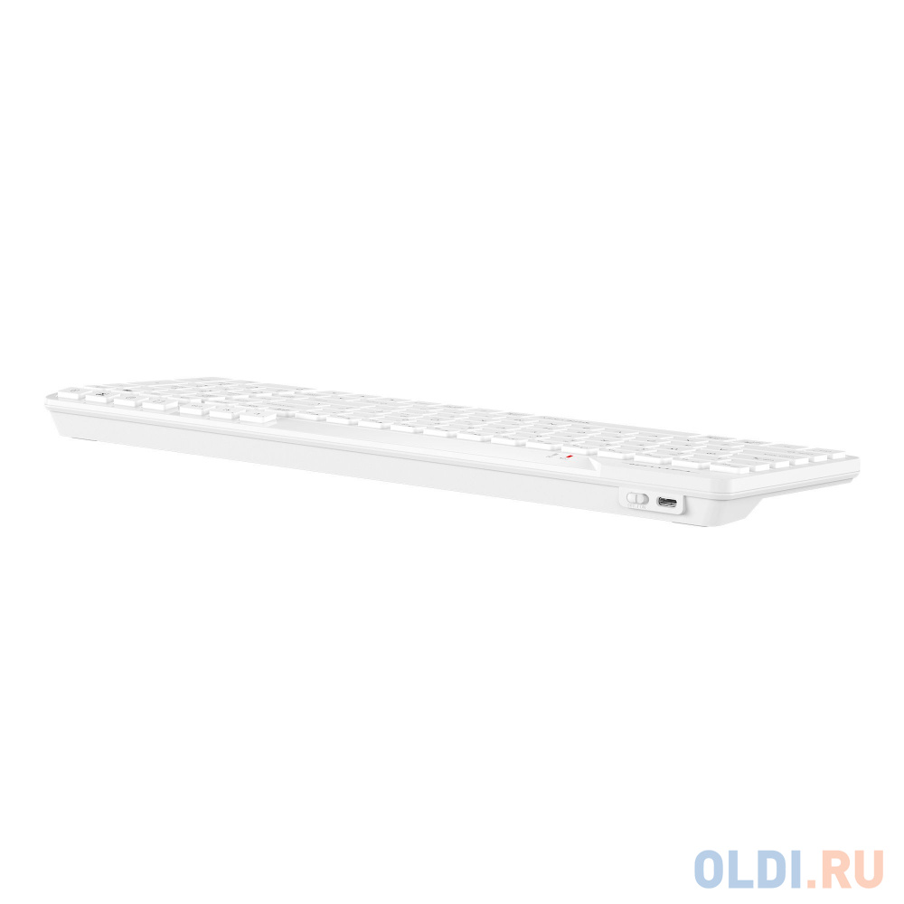 Клавиатура A4Tech Fstyler FBK27C AS белый USB беспроводная BT/Radio slim Multimedia (FBK27C AS)