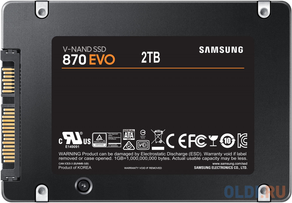 SSD накопитель Samsung 870 EVO Series 2 Tb SATA-III в Москвe