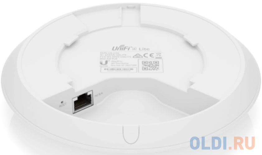 Точка доступа Ubiquiti UniFi 6 AP Lite 802.11ax 1501Mbps 2.4 ГГц 5 ГГц 1xLAN белый