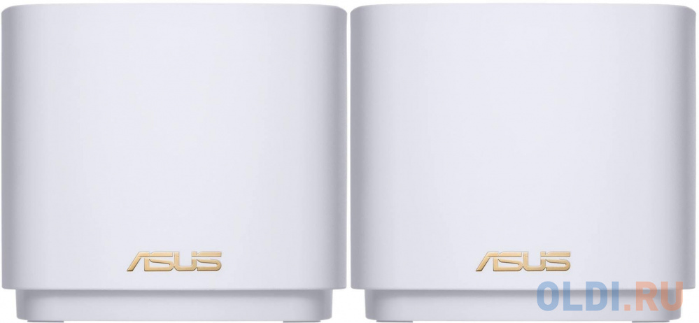 Wi-Fi система ASUS ZenWiFi AX Mini 802.11abgnacax 1200Mbps 2.4 ГГц 5 ГГц 2xLAN LAN белый