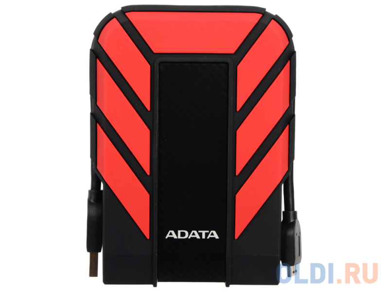 Внешний жесткий диск 2Tb Adata HD710P AHD710P-2TU31-CRD черный/красный (2.5" USB3.0)