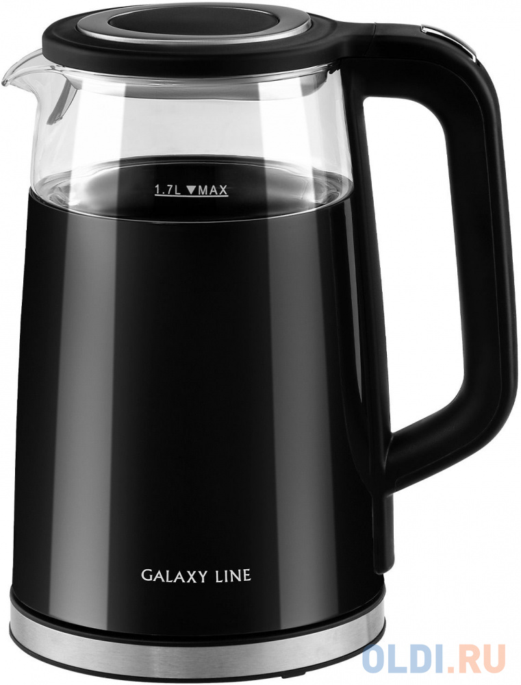 Чайник электрический Galaxy Line GL 0342 1.7л. 2200Вт черный (корпус: пластик) в Москвe